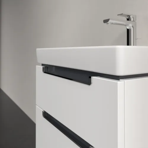 Bild von VILLEROY BOCH Subway 2.0 Waschbeckenunterschrank, 2 Auszüge, 537 x 590 x 423 mm, White Matt #A90810MS