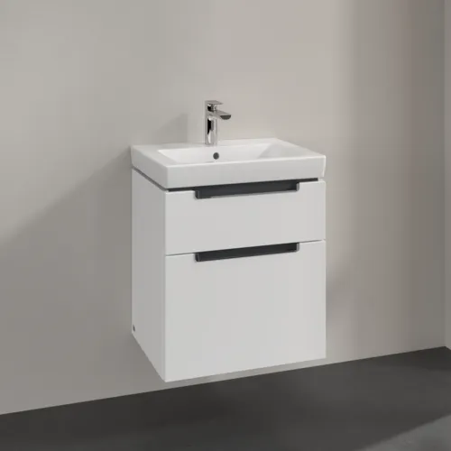 Bild von VILLEROY BOCH Subway 2.0 Waschbeckenunterschrank, 2 Auszüge, 537 x 590 x 423 mm, White Matt #A90810MS