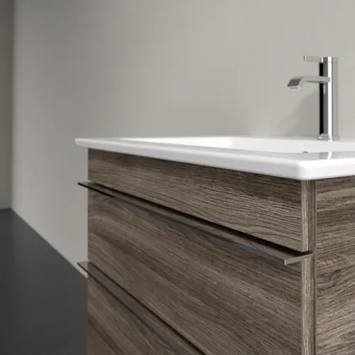 Bild von VILLEROY BOCH Venticello Waschbeckenunterschrank, 2 Auszüge, 603 x 590 x 502 mm, Stone Oak / Stone Oak #A92401RK