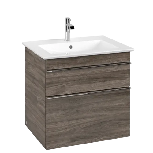 Bild von VILLEROY BOCH Venticello Waschbeckenunterschrank, 2 Auszüge, 603 x 590 x 502 mm, Stone Oak / Stone Oak #A92401RK