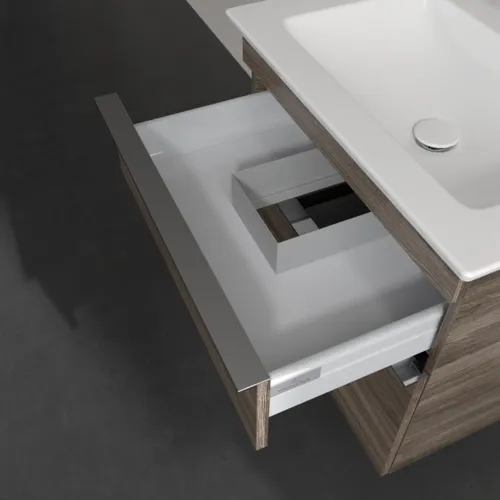 Bild von VILLEROY BOCH Venticello Waschbeckenunterschrank, 2 Auszüge, 603 x 590 x 502 mm, Stone Oak / Stone Oak #A92401RK