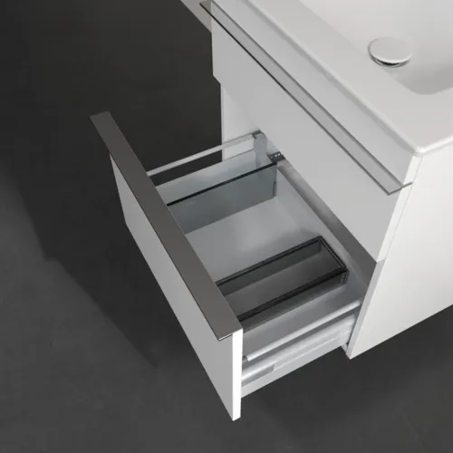 Bild von VILLEROY BOCH Venticello Waschbeckenunterschrank, 2 Auszüge, 553 x 590 x 502 mm, White Matt / White Matt #A92301MS