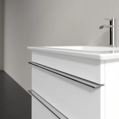 Bild von VILLEROY BOCH Venticello Waschbeckenunterschrank, 2 Auszüge, 553 x 590 x 502 mm, White Matt / White Matt #A92301MS