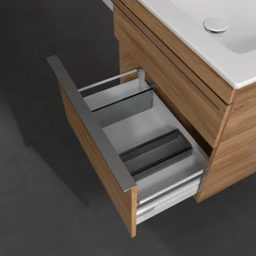 Bild von VILLEROY BOCH Venticello Waschbeckenunterschrank, 2 Auszüge, 603 x 590 x 502 mm, Kansas Oak / Kansas Oak #A92401RH
