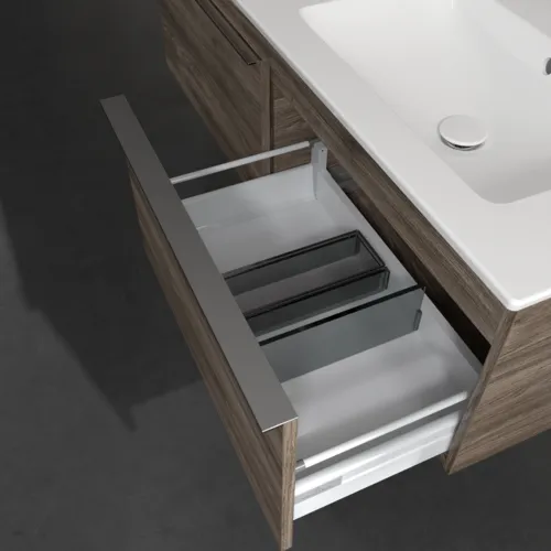 Bild von VILLEROY BOCH Venticello Waschbeckenunterschrank, 2 Auszüge, 1253 x 420 x 502 mm, Stone Oak / Stone Oak #A93901RK