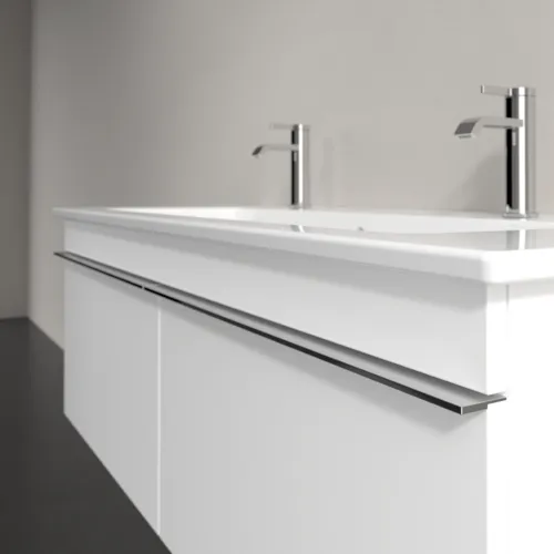 Picture of VILLEROY BOCH Venticello Vanity unit, 2 pull-out compartments, 1153 x 420 x 502 mm, White Matt / White Matt #A93801MS
