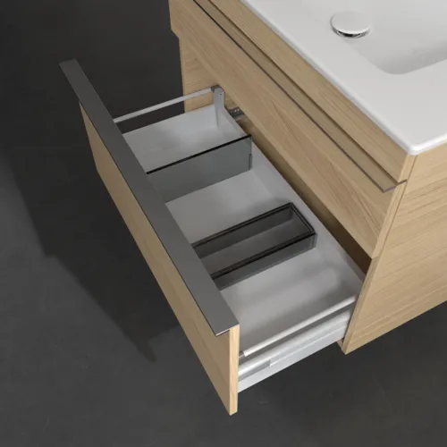 Obrázek VILLEROY BOCH Toaletní skříňka Venticello, 2 výsuvy, 753 x 590 x 502 mm, severský dub / severský dub #A92501VJ