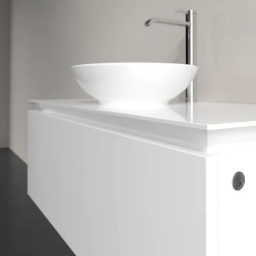 Bild von VILLEROY BOCH Legato Waschbeckenunterschrank, mit Beleuchtung, 1 Auszug, 1000 x 380 x 500 mm, Glossy White / Glossy White #B571L0DH