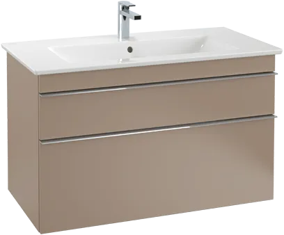 Obrázek VILLEROY BOCH Venticello toaletní skříňka, 2 výsuvy, 953 x 590 x 502 mm, taupe / taupe #A92601VM