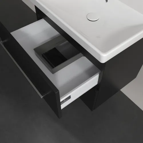 Bild von VILLEROY BOCH Avento Waschbeckenunterschrank, 2 Auszüge, 626 x 514 x 484 mm, Volcano Black #A89000VL