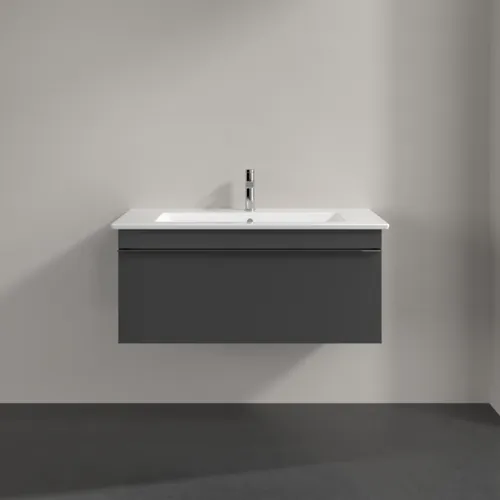Bild von VILLEROY BOCH Venticello Waschbeckenunterschrank, 1 Auszug, 953 x 420 x 502 mm, Glossy Grey / Glossy Grey #A93501FP