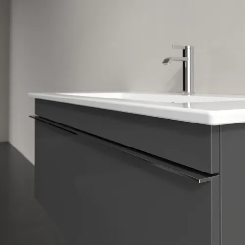 Bild von VILLEROY BOCH Venticello Waschbeckenunterschrank, 1 Auszug, 953 x 420 x 502 mm, Glossy Grey / Glossy Grey #A93501FP