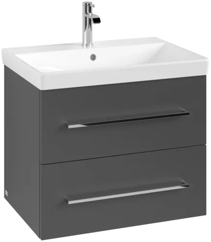 Bild von VILLEROY BOCH Avento Waschbeckenunterschrank, 2 Auszüge, 626 x 514 x 484 mm, Graphite #A89000VR