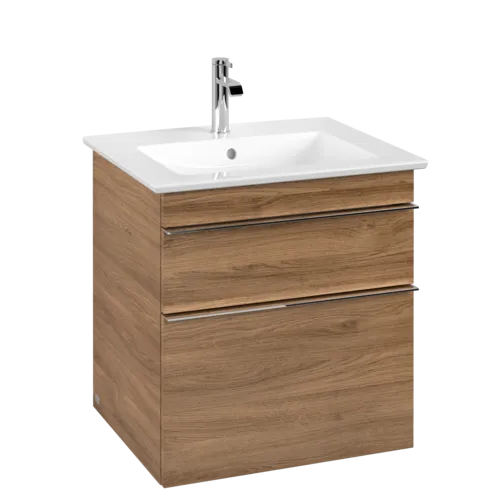 Bild von VILLEROY BOCH Venticello Waschbeckenunterschrank, 2 Auszüge, 553 x 590 x 502 mm, Kansas Oak / Kansas Oak #A92301RH