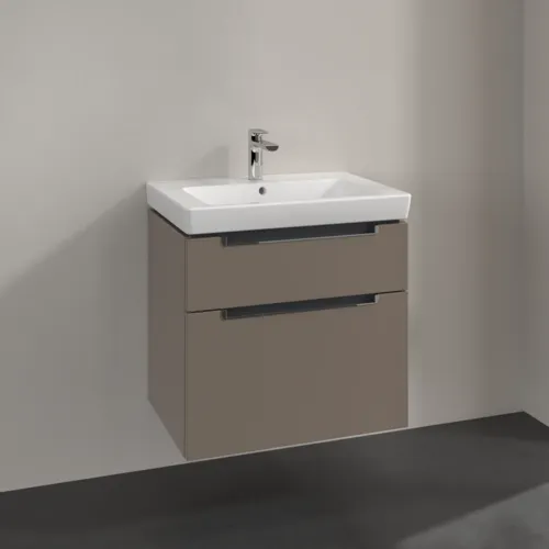 Bild von VILLEROY BOCH Subway 2.0 Waschbeckenunterschrank, 2 Auszüge, 637 x 590 x 454 mm, Truffle Grey #A91010VG
