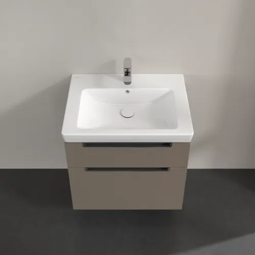 Bild von VILLEROY BOCH Subway 2.0 Waschbeckenunterschrank, 2 Auszüge, 637 x 590 x 454 mm, Truffle Grey #A91010VG