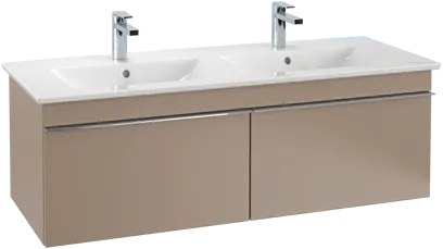 Obrázek VILLEROY BOCH Toaletní skříňka Venticello, 2 výsuvy, 1253 x 420 x 502 mm, Cashmere Grey / Cashmere Grey #A93901VN