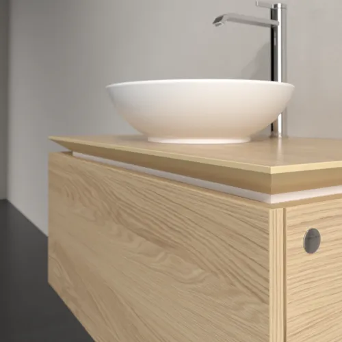 Bild von VILLEROY BOCH Legato Waschbeckenunterschrank, 1 Auszug, 800 x 380 x 500 mm, Nordic Oak / Nordic Oak #B56900VJ