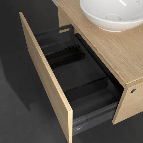 Bild von VILLEROY BOCH Legato Waschbeckenunterschrank, 1 Auszug, 800 x 380 x 500 mm, Nordic Oak / Nordic Oak #B56900VJ