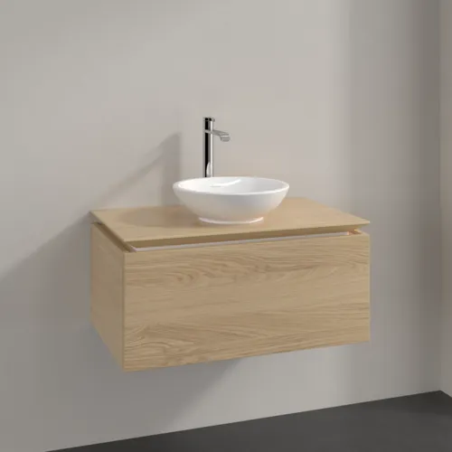 Bild von VILLEROY BOCH Legato Waschbeckenunterschrank, 1 Auszug, 800 x 380 x 500 mm, Nordic Oak / Nordic Oak #B56900VJ