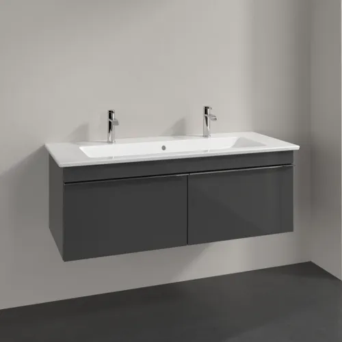 Obrázek VILLEROY BOCH Venticello toaletní skříňka, 2 výsuvy, 1153 x 420 x 502 mm, lesklá šedá / lesklá šedá #A93801FP