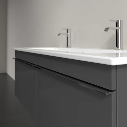 Obrázek VILLEROY BOCH Venticello toaletní skříňka, 2 výsuvy, 1153 x 420 x 502 mm, lesklá šedá / lesklá šedá #A93801FP