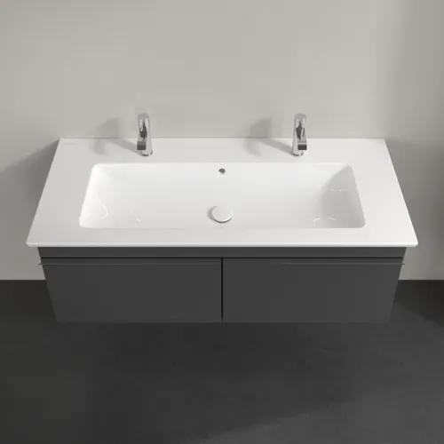 Obrázek VILLEROY BOCH Venticello toaletní skříňka, 2 výsuvy, 1153 x 420 x 502 mm, lesklá šedá / lesklá šedá #A93801FP