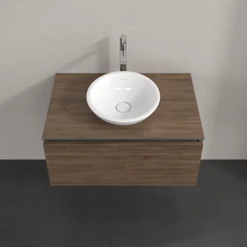 Bild von VILLEROY BOCH Legato Waschbeckenunterschrank, 1 Auszug, 800 x 380 x 500 mm, Arizona Oak / Arizona Oak #B56900VH