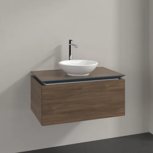 Bild von VILLEROY BOCH Legato Waschbeckenunterschrank, 1 Auszug, 800 x 380 x 500 mm, Arizona Oak / Arizona Oak #B56900VH