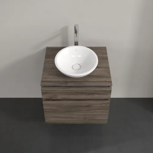 Bild von VILLEROY BOCH Legato Waschbeckenunterschrank, 2 Auszüge, 600 x 550 x 500 mm, Stone Oak / Stone Oak #B56800RK