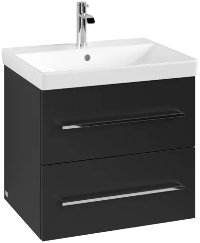 Bild von VILLEROY BOCH Avento Waschbeckenunterschrank, 2 Auszüge, 576 x 514 x 484 mm, Volcano Black #A88900VL