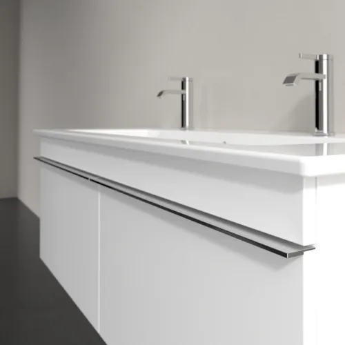 Picture of VILLEROY BOCH Venticello Vanity unit, 2 pull-out compartments, 1153 x 420 x 502 mm, Glossy White / Glossy White #A93801DH