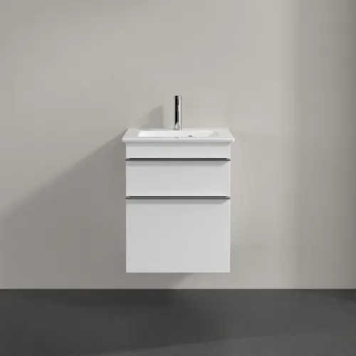 Bild von VILLEROY BOCH Venticello Waschbeckenunterschrank, 2 Auszüge, 466 x 590 x 425 mm, Glossy White / Glossy White #A92201DH