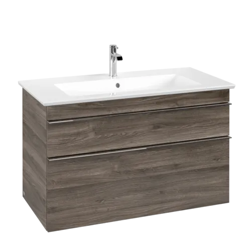 Obrázek VILLEROY BOCH Toaletní skříňka Venticello, 2 výsuvy, 953 x 590 x 502 mm, Kamenný dub / Kamenný dub #A92601RK