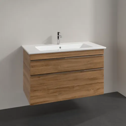 Bild von VILLEROY BOCH Venticello Waschbeckenunterschrank, 2 Auszüge, 953 x 590 x 502 mm, Kansas Oak / Kansas Oak #A92601RH
