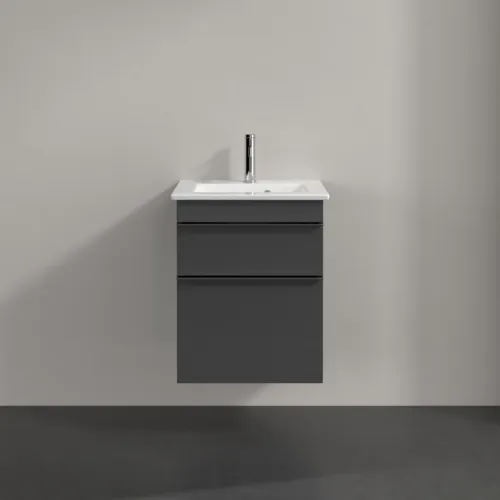 Obrázek VILLEROY BOCH Venticello toaletní skříňka, 2 výsuvy, 466 x 590 x 425 mm, lesklá šedá / lesklá šedá #A92201FP
