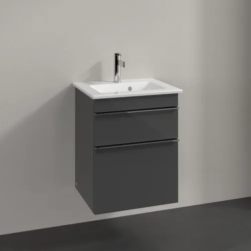 Obrázek VILLEROY BOCH Venticello toaletní skříňka, 2 výsuvy, 466 x 590 x 425 mm, lesklá šedá / lesklá šedá #A92201FP