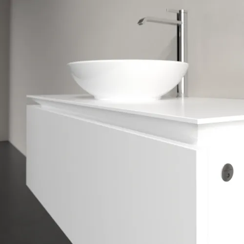 Bild von VILLEROY BOCH Legato Waschbeckenunterschrank, mit Beleuchtung, 1 Auszug, 1000 x 380 x 500 mm, White Matt / White Matt #B571L0MS
