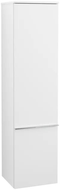 Picture of VILLEROY BOCH Venticello Tall cabinet, 1 door, 404 x 1546 x 372 mm, White Matt / White Matt #A95101MS