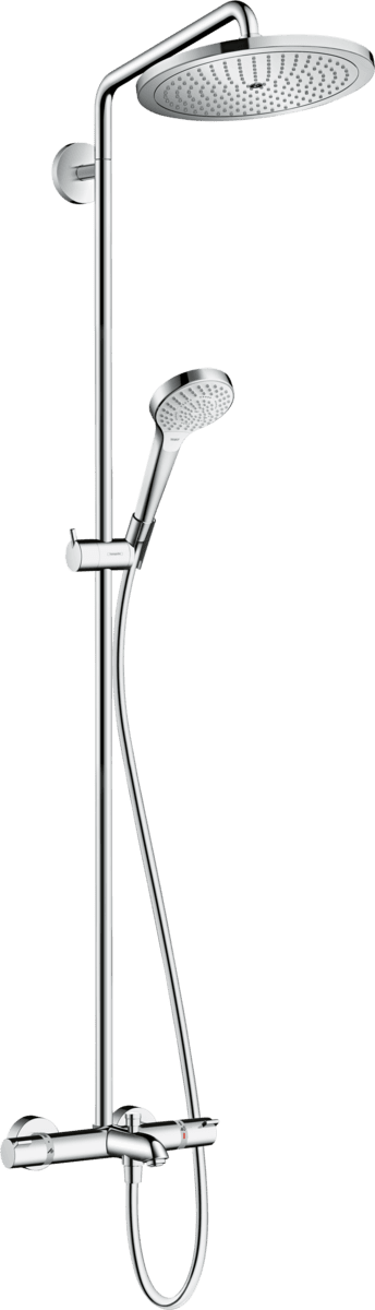 Bild von HANSGROHE Croma Select S Showerpipe 280 1jet mit Wannenthermostat #26792000 - Chrom