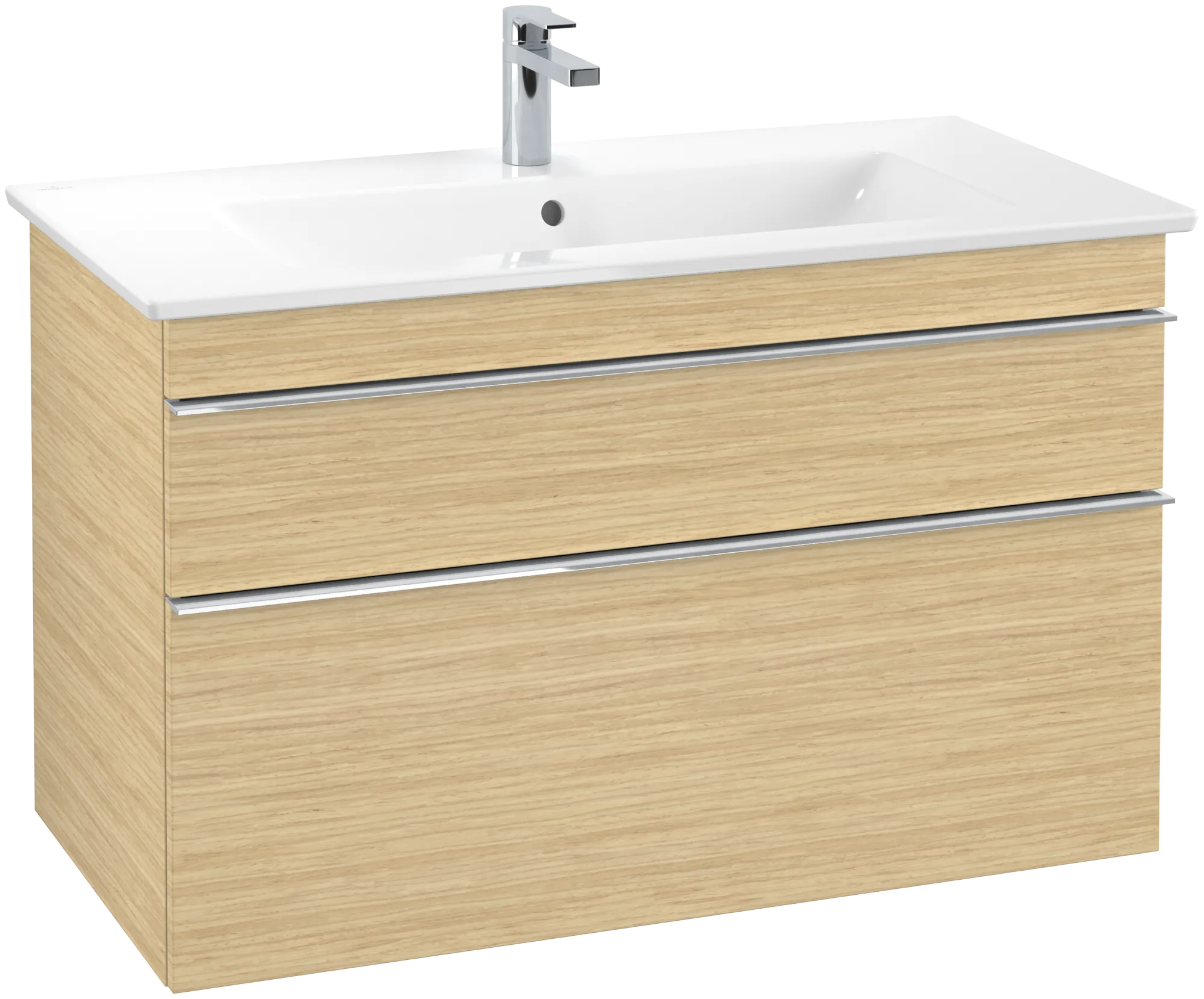 Obrázek VILLEROY BOCH Toaletní skříňka Venticello, 2 výsuvy, 953 x 590 x 502 mm, severský dub / severský dub #A92601VJ