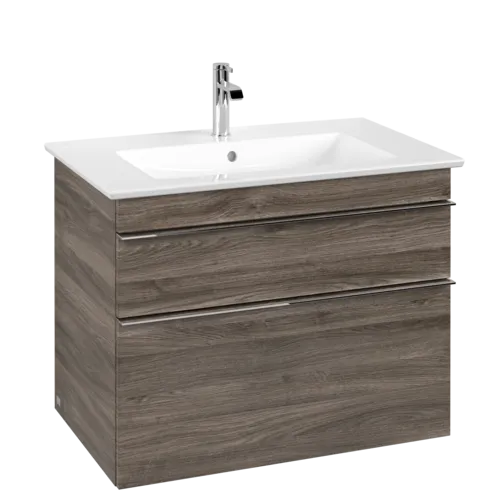Bild von VILLEROY BOCH Venticello Waschbeckenunterschrank, 2 Auszüge, 753 x 590 x 502 mm, Stone Oak / Stone Oak #A92501RK