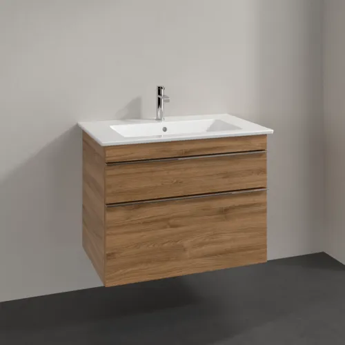 Obrázek VILLEROY BOCH Toaletní skříňka Venticello, 2 výsuvy, 753 x 590 x 502 mm, dub Kansas / dub Kansas #A92501RH