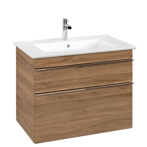 Bild von VILLEROY BOCH Venticello Waschbeckenunterschrank, 2 Auszüge, 753 x 590 x 502 mm, Kansas Oak / Kansas Oak #A92501RH