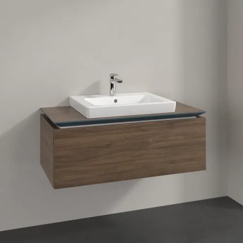 Bild von VILLEROY BOCH Legato Waschbeckenunterschrank, 1 Auszug, 1000 x 380 x 500 mm, Arizona Oak / Arizona Oak #B68000VH