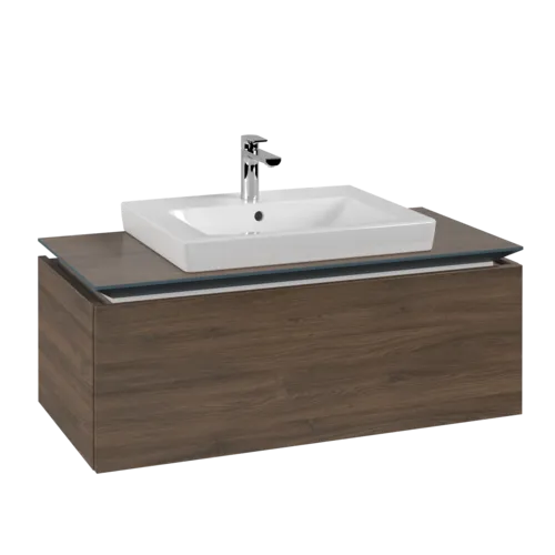 Bild von VILLEROY BOCH Legato Waschbeckenunterschrank, 1 Auszug, 1000 x 380 x 500 mm, Arizona Oak / Arizona Oak #B68000VH