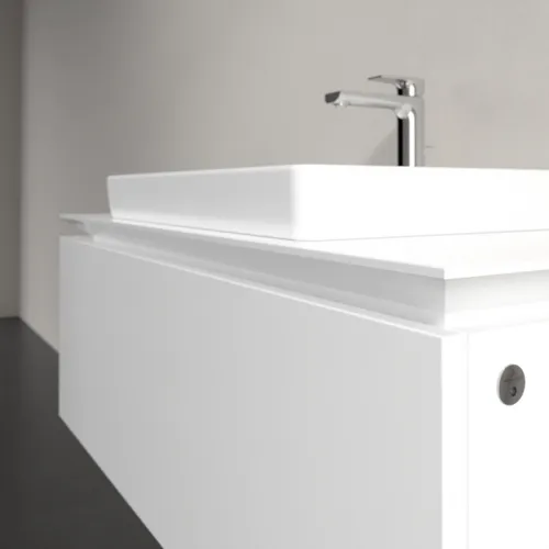 Bild von VILLEROY BOCH Legato Waschbeckenunterschrank, mit Beleuchtung, 1 Auszug, 1000 x 380 x 500 mm, Glossy White / Glossy White #B680L0DH