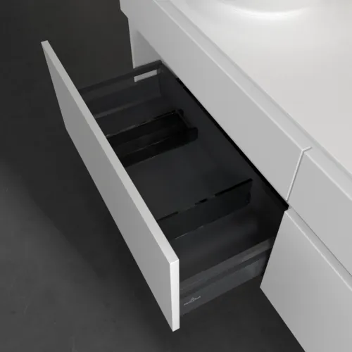 Bild von VILLEROY BOCH Legato Waschbeckenunterschrank, 4 Auszüge, 1600 x 550 x 500 mm, White Matt / White Matt #B60000MS