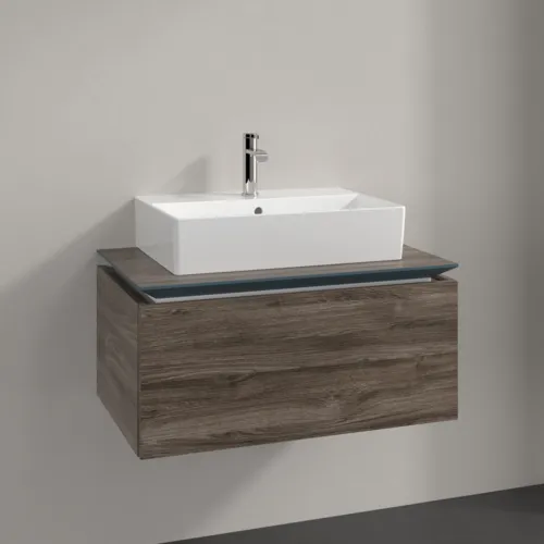 Bild von VILLEROY BOCH Legato Waschbeckenunterschrank, 1 Auszug, 800 x 380 x 500 mm, Stone Oak / Stone Oak #B60100RK