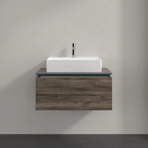 Bild von VILLEROY BOCH Legato Waschbeckenunterschrank, 1 Auszug, 800 x 380 x 500 mm, Stone Oak / Stone Oak #B60100RK